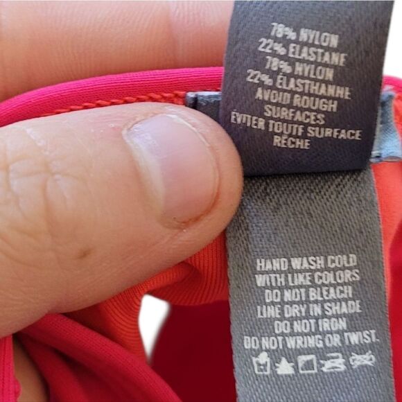 Aerie Women's Neon Pink Ruched Side Bikini Bottom Size L - Picture 6 of 6